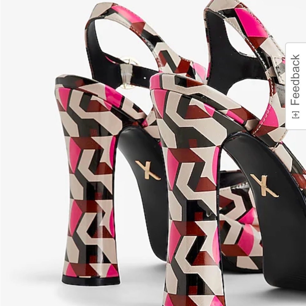 Brian Atwood x Express Geo
Platform Heeled Sandals - Picture 7 of 13